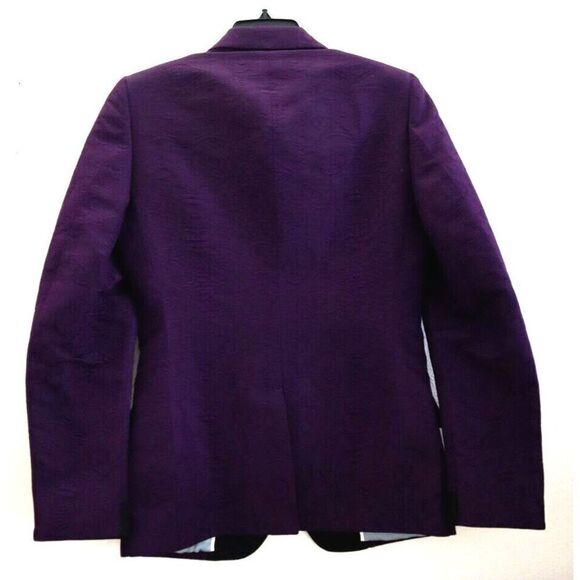 Gucci Men's Sz 44 Purple Embellished Wool Brocade Jacquard Evening Jacket - Picture 2 of 14